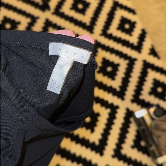 NWT LEITH RUCHED SIZE SMALL BLK DRESS - Picture 3 of 4